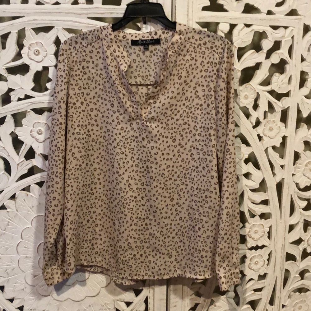 Chiffon Leopard Blouse